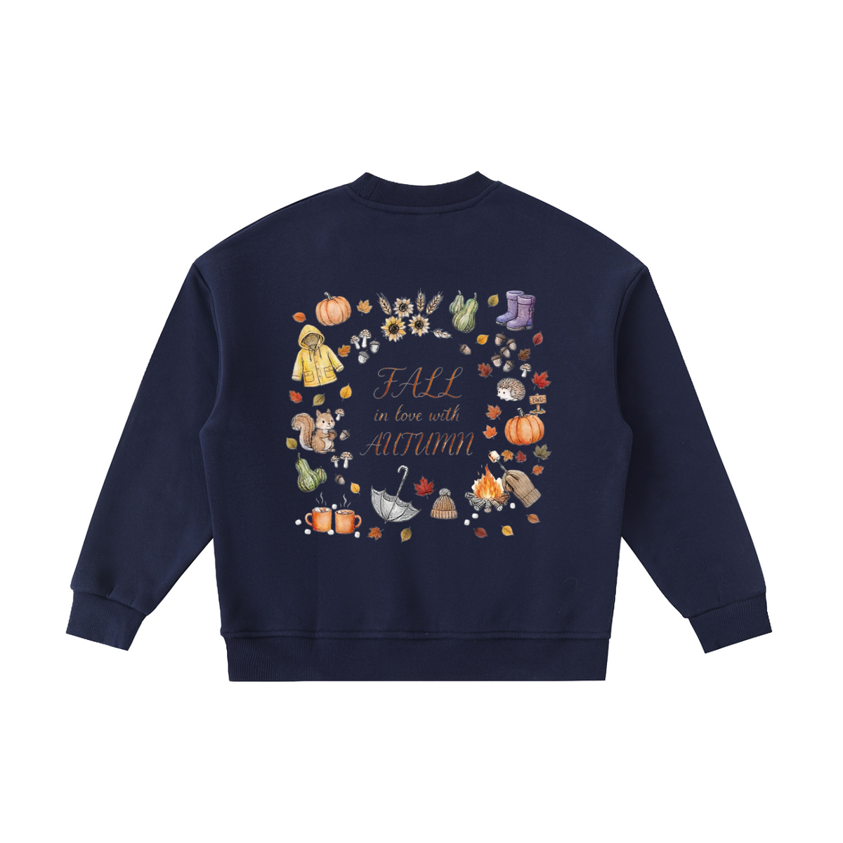 BWD | FALL IN LOVE WITH AUTUMN KIDS JUMPER