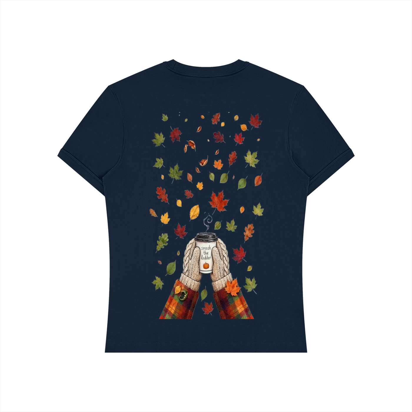 BWD | COSY COFFEE AUTUMN WALKS FITTED TEE