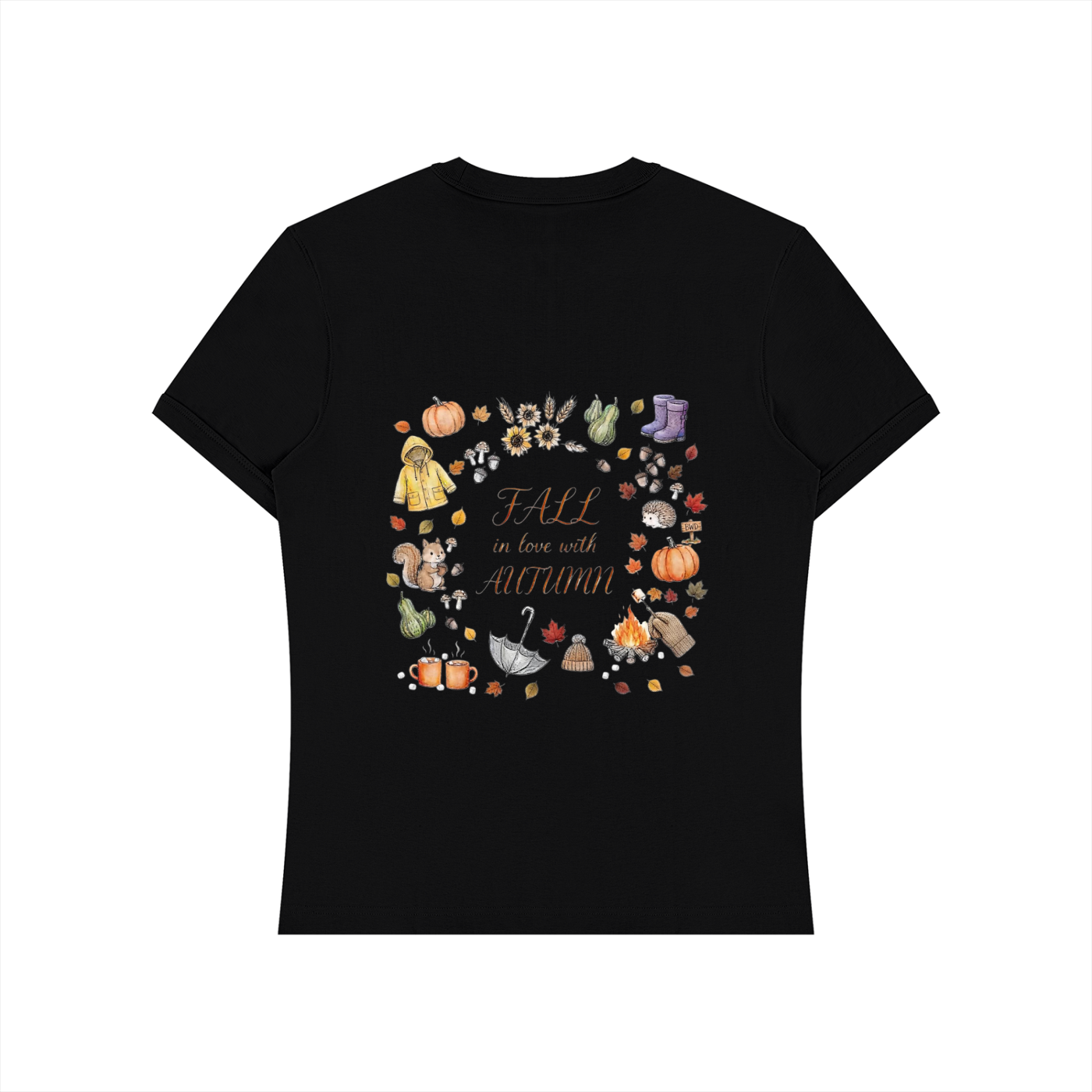 BWD | FALL IN LOVE WITH AUTUMN FITTED TEE