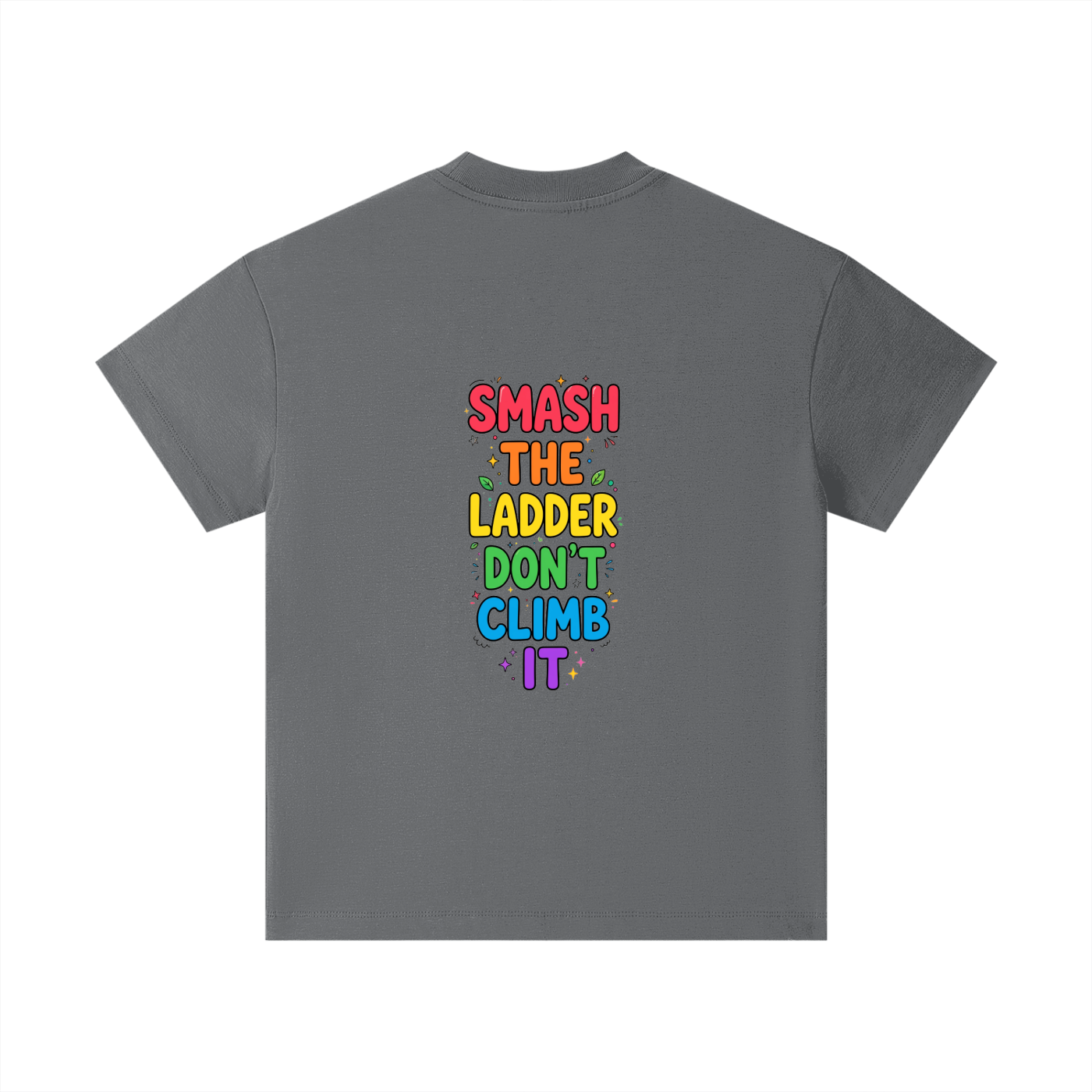 BWD - SMASH THE LADDER Kids Tee | Rainbow Stack Variant