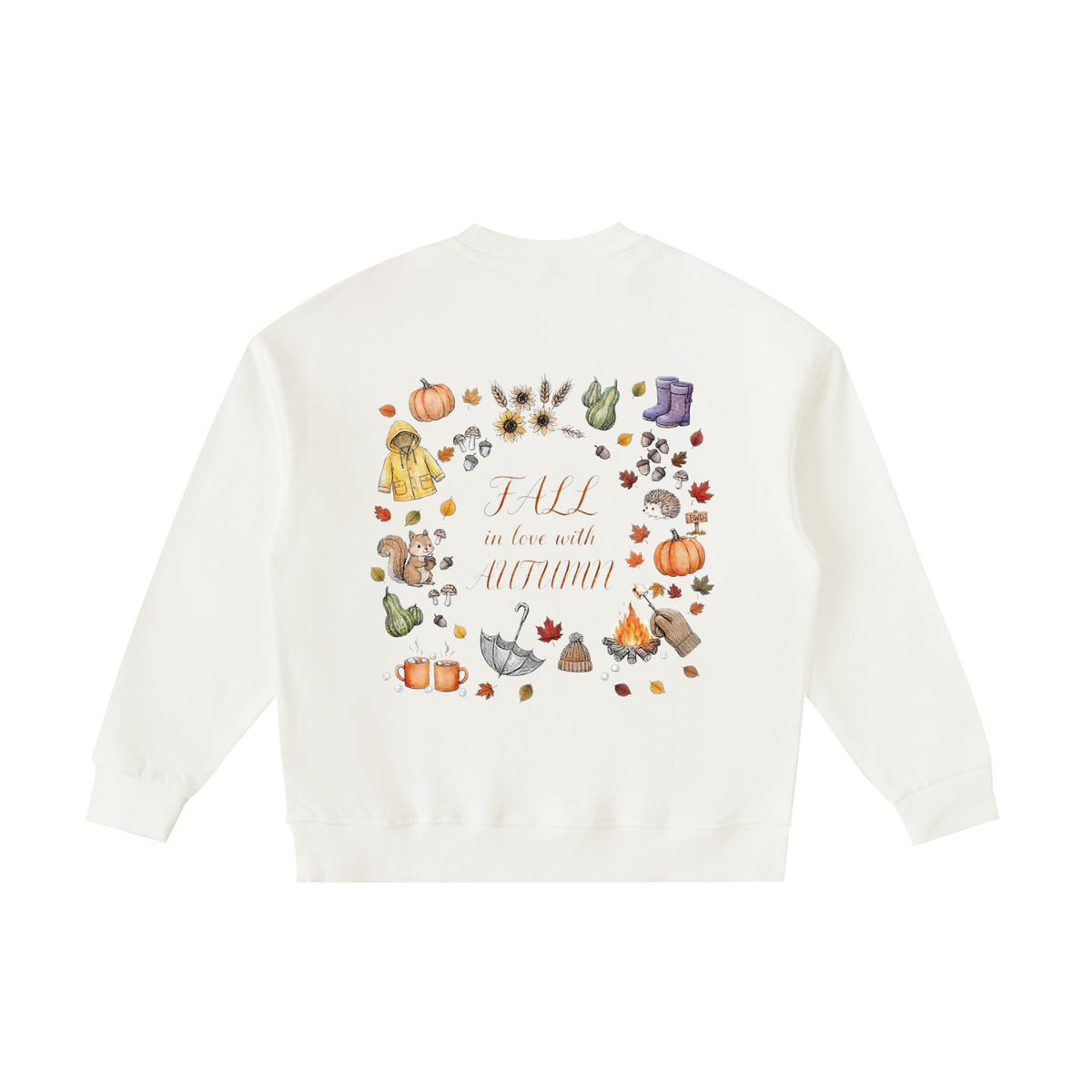 BWD | FALL IN LOVE WITH AUTUMN KIDS JUMPER
