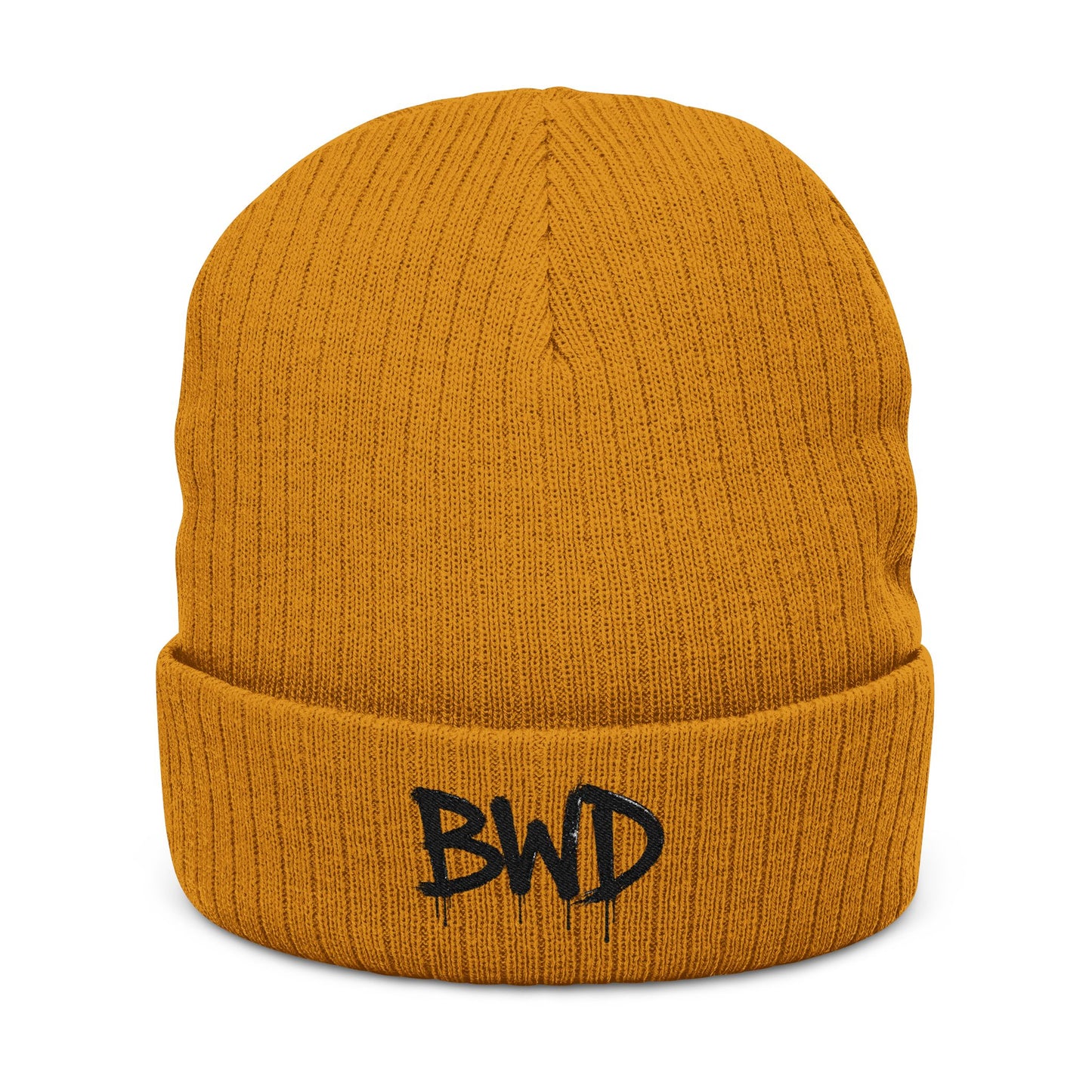 BWD - Embroidered Ribbed Knit Beanie