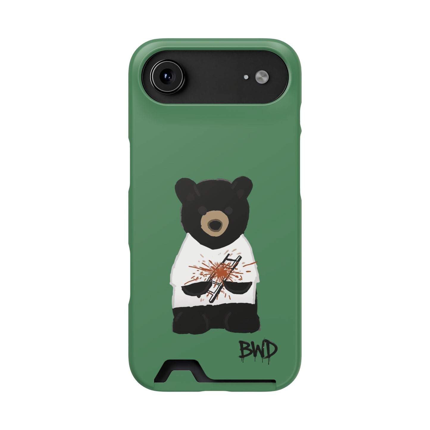 BWD | BREAK OUT BEAR | Phone Case with Card Holder