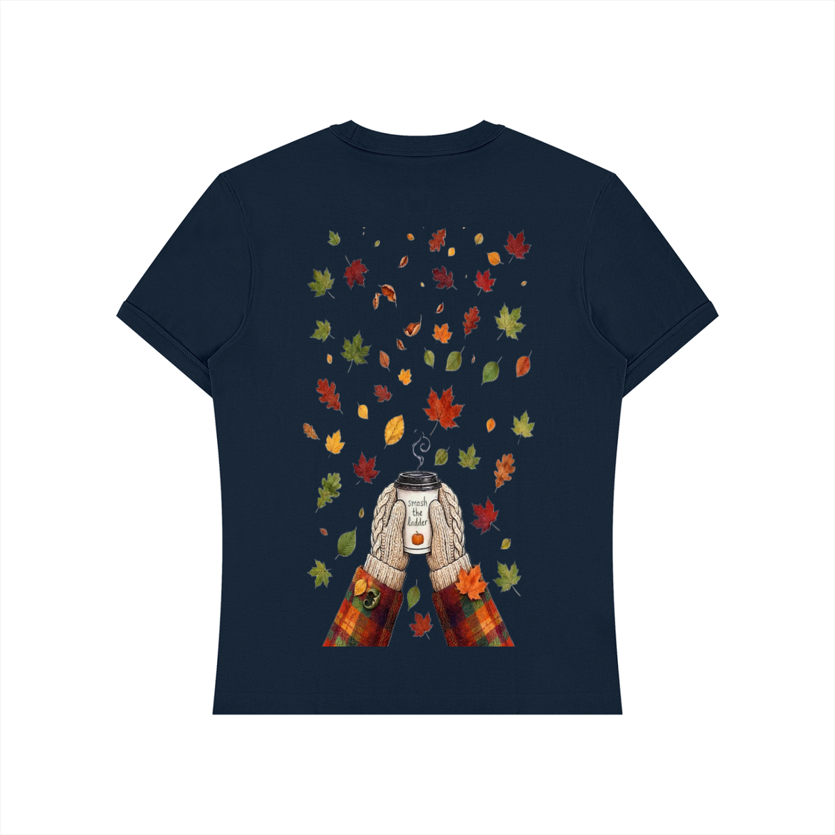 BWD | COSY COFFEE AUTUMN WALKS FITTED TEE