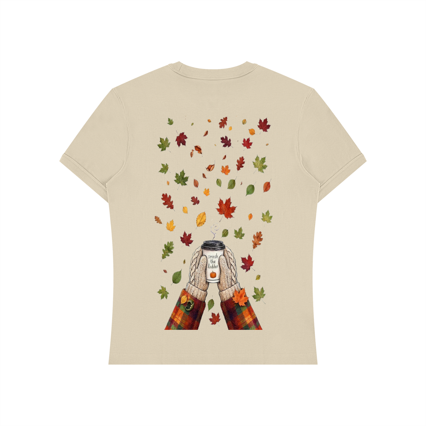BWD | COSY COFFEE AUTUMN WALKS FITTED TEE