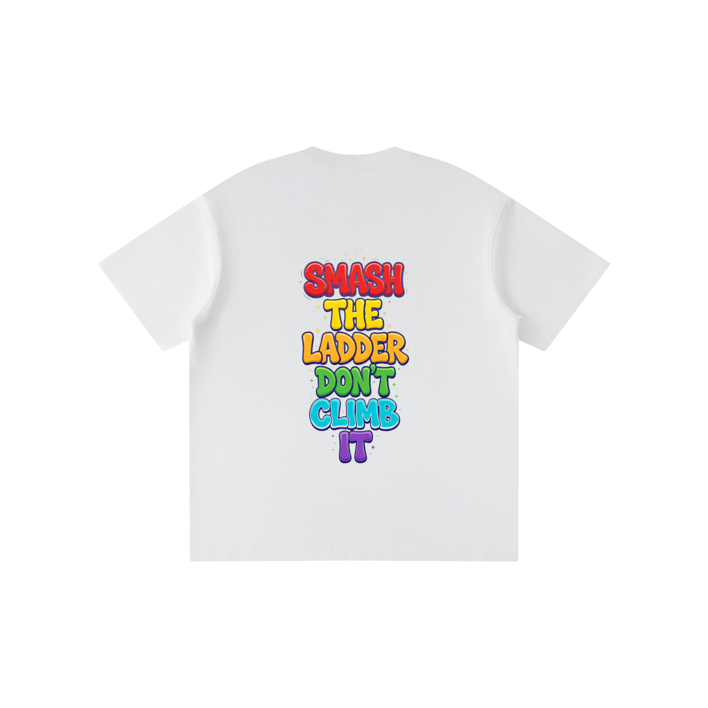 BWD | SMASH THE LADDER RAINBOW STACK KIDS TEE