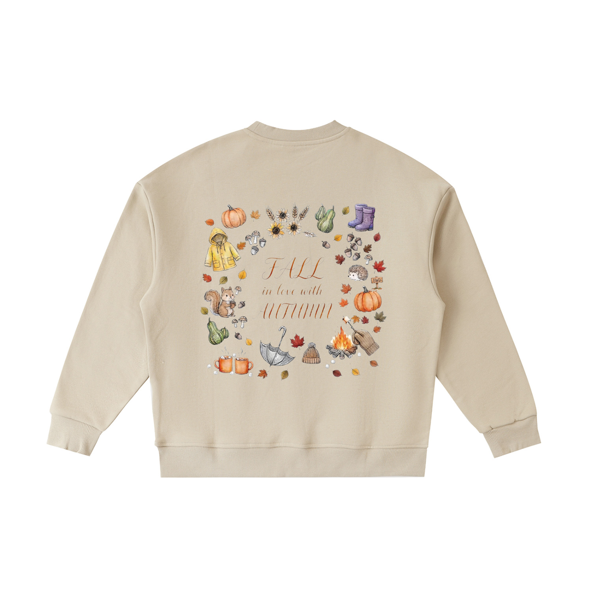 BWD | FALL IN LOVE WITH AUTUMN KIDS JUMPER