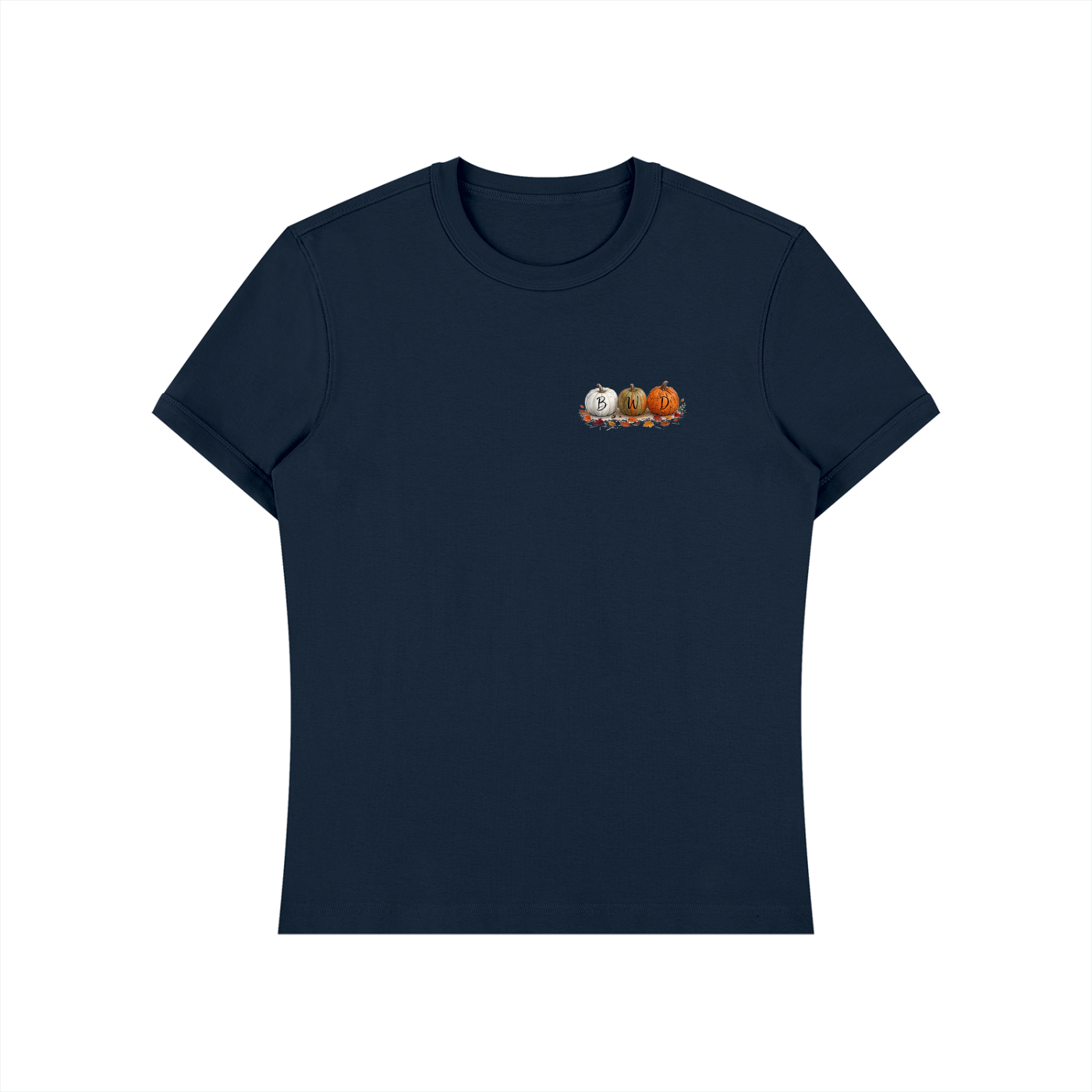 BWD PICKING PUMPKINS FITTED TEE