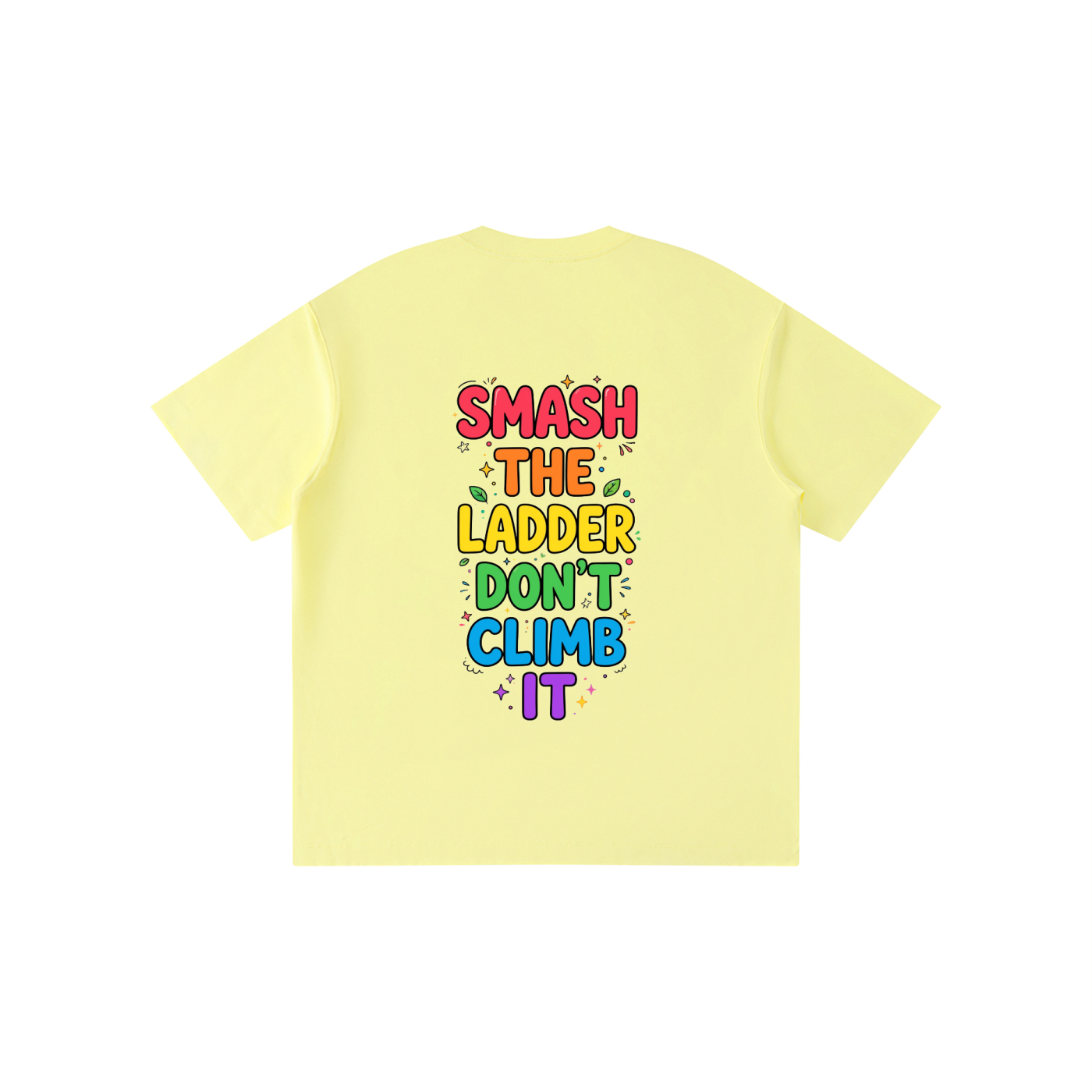 BWD | SMASH THE LADDER RAINBOW STACK  Kids Crewneck Tee