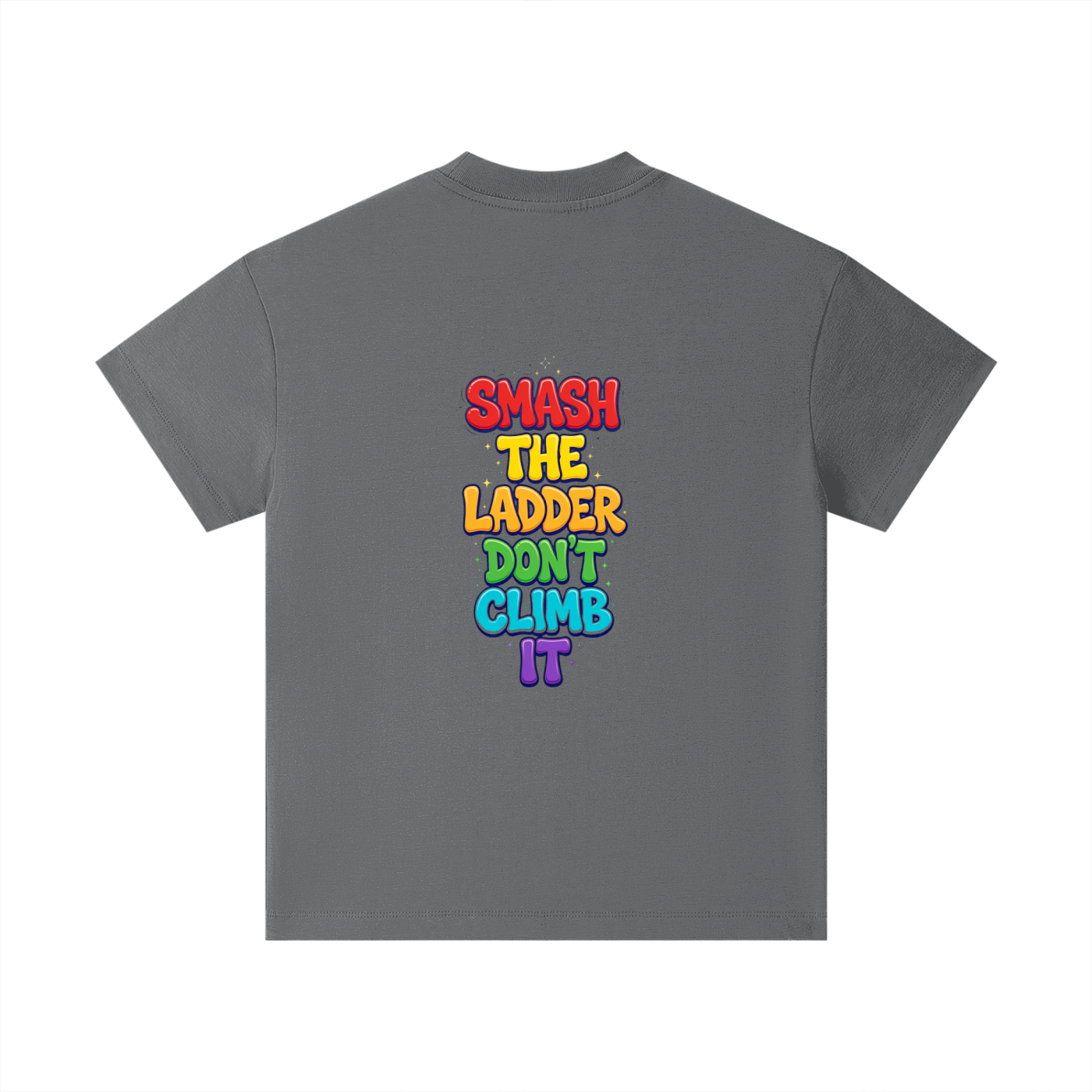 BWD | SMASH THE LADDER KIDS TEE | RAINBOW STACK VARIANT