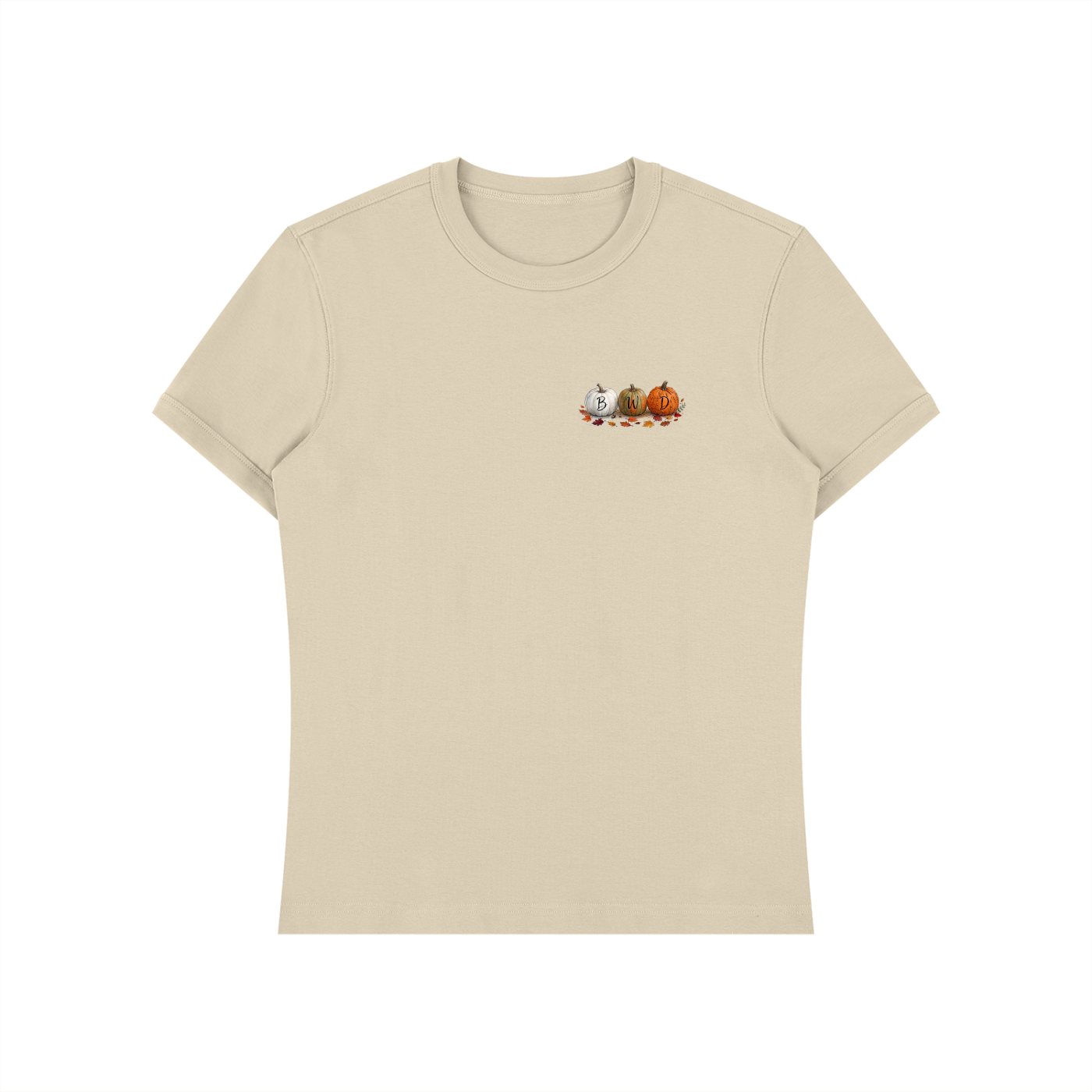 BWD PICKING PUMPKINS FITTED TEE