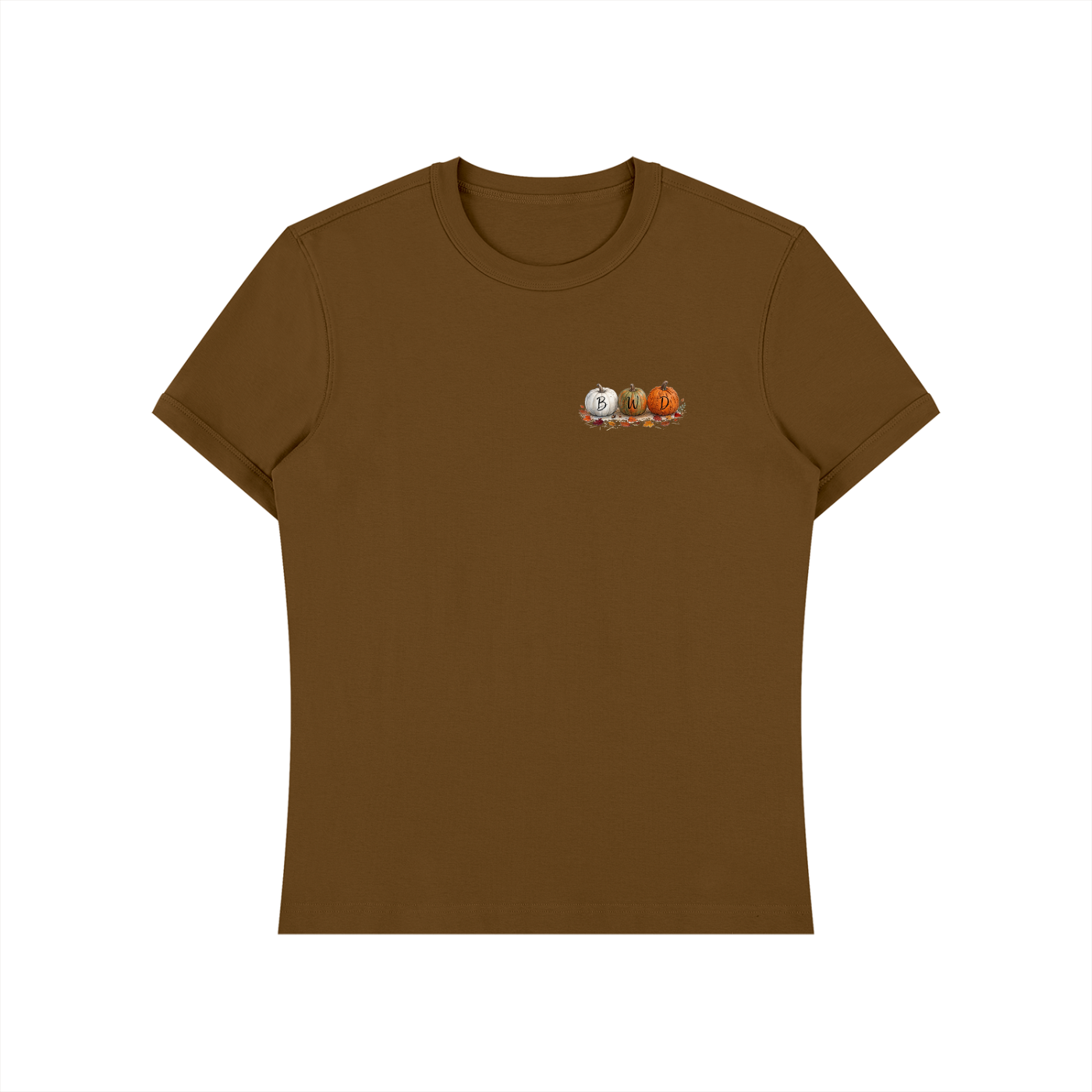 BWD PICKING PUMPKINS FITTED TEE